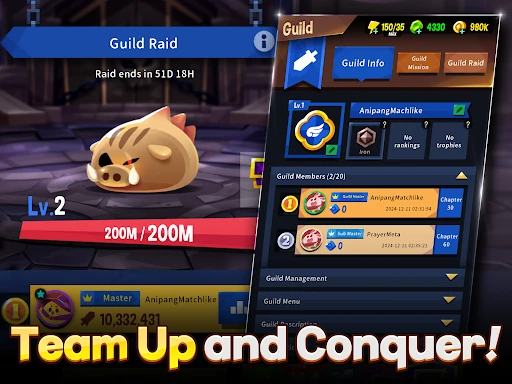 Anipang Matchlike (Puzzle RPG) 截图 5