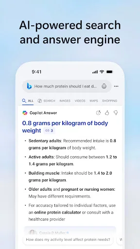 Microsoft Bing Search 截图 1