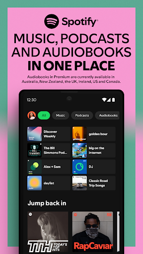 Spotify: Music and Podcasts 截图 1