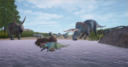 The Cursed Dinosaur Isle: Game 截图 2