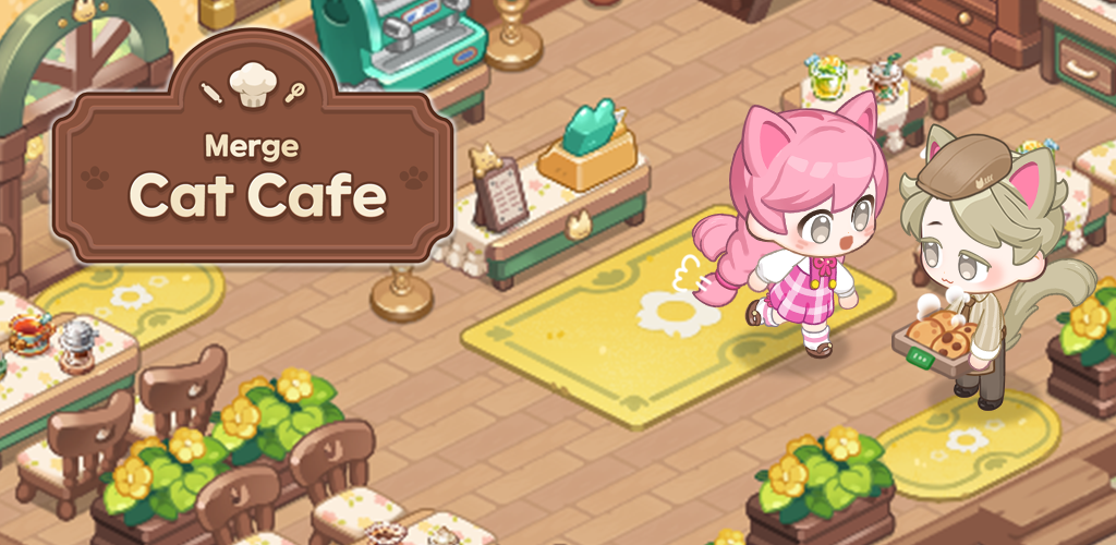 合併合併猫咖啡馆：装饰自己的咖啡馆 背景图