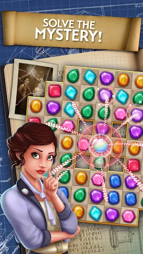 Mystery Match - Puzzle Match 3 截图 1