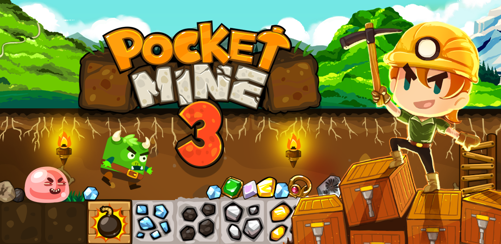 Pocket Mine 3: Dig & Craft RPG 背景图