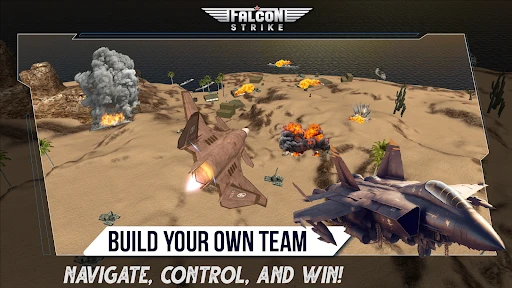 Falcon Strike:Jet Fighter Game 截图 5