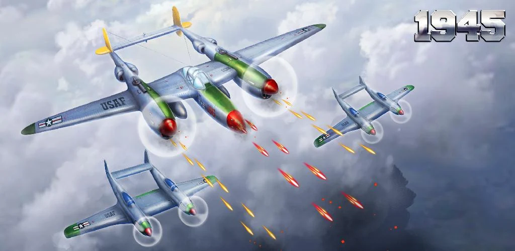 1945 Air Force: 街机飞机射击 背景图
