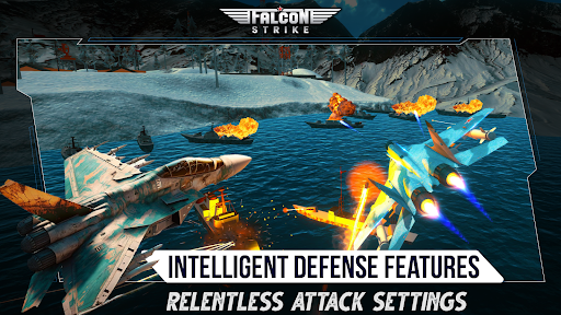 Falcon Strike:Jet Fighter Game 截图 1