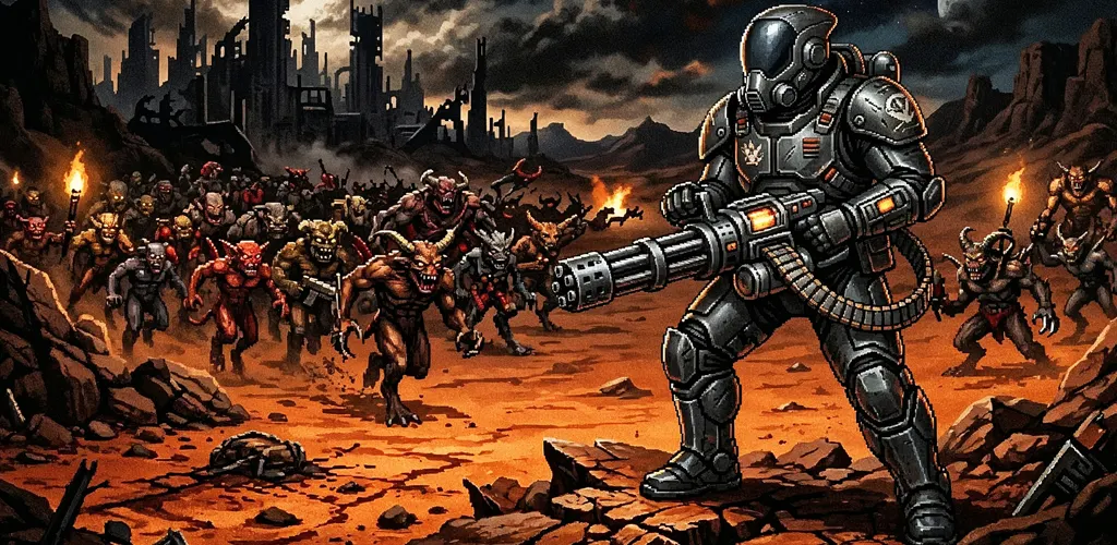 MEGAPAIN: Retro FPS Shooter 3D 背景图