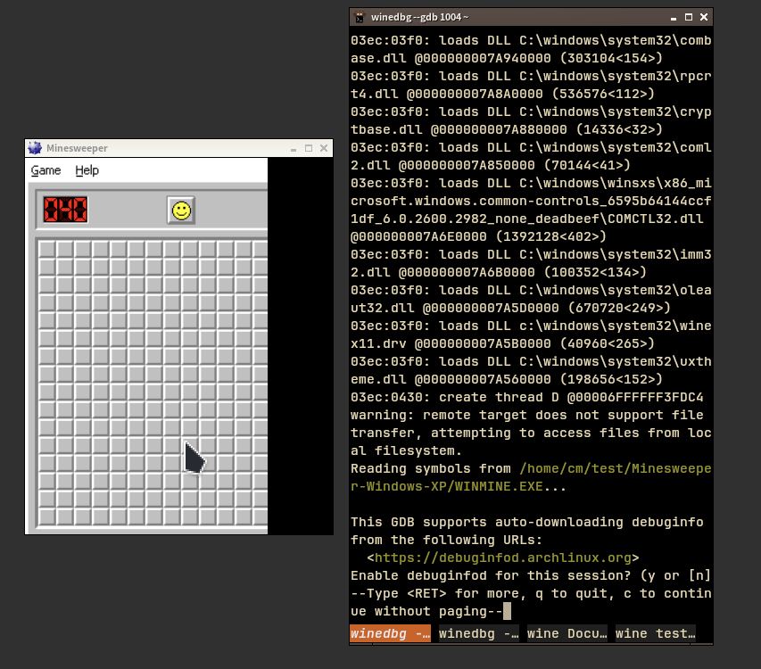 Using gdb to debug Windows programs can cause freezing. / Newbie Corner ...